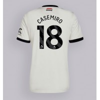 Camisa de Futebol Manchester United Casemiro #18 Equipamento Alternativo 2024-25 Manga Curta